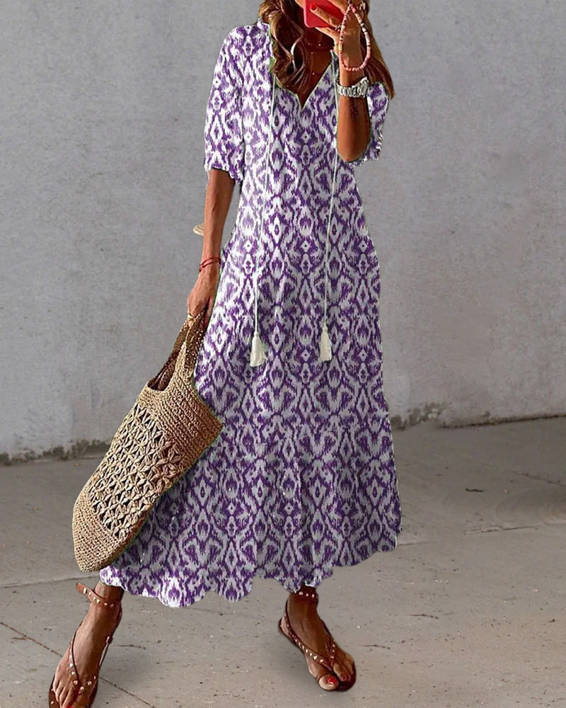 Sophia - Vestido de Verão Boho Vintage