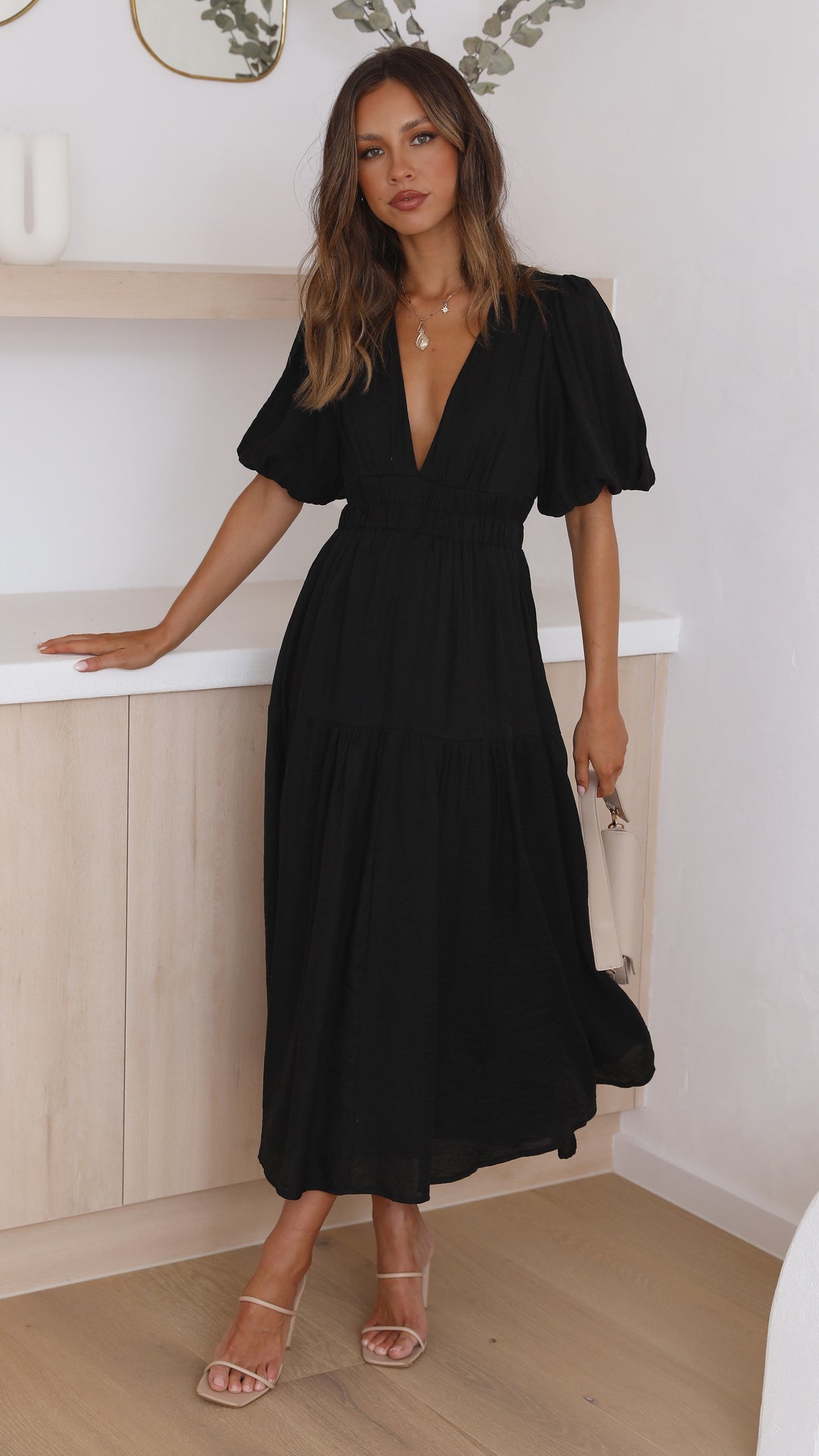 Robe Midi Erin - Preto