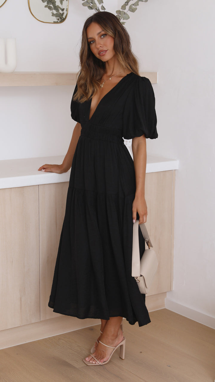 Robe Midi Erin - Preto