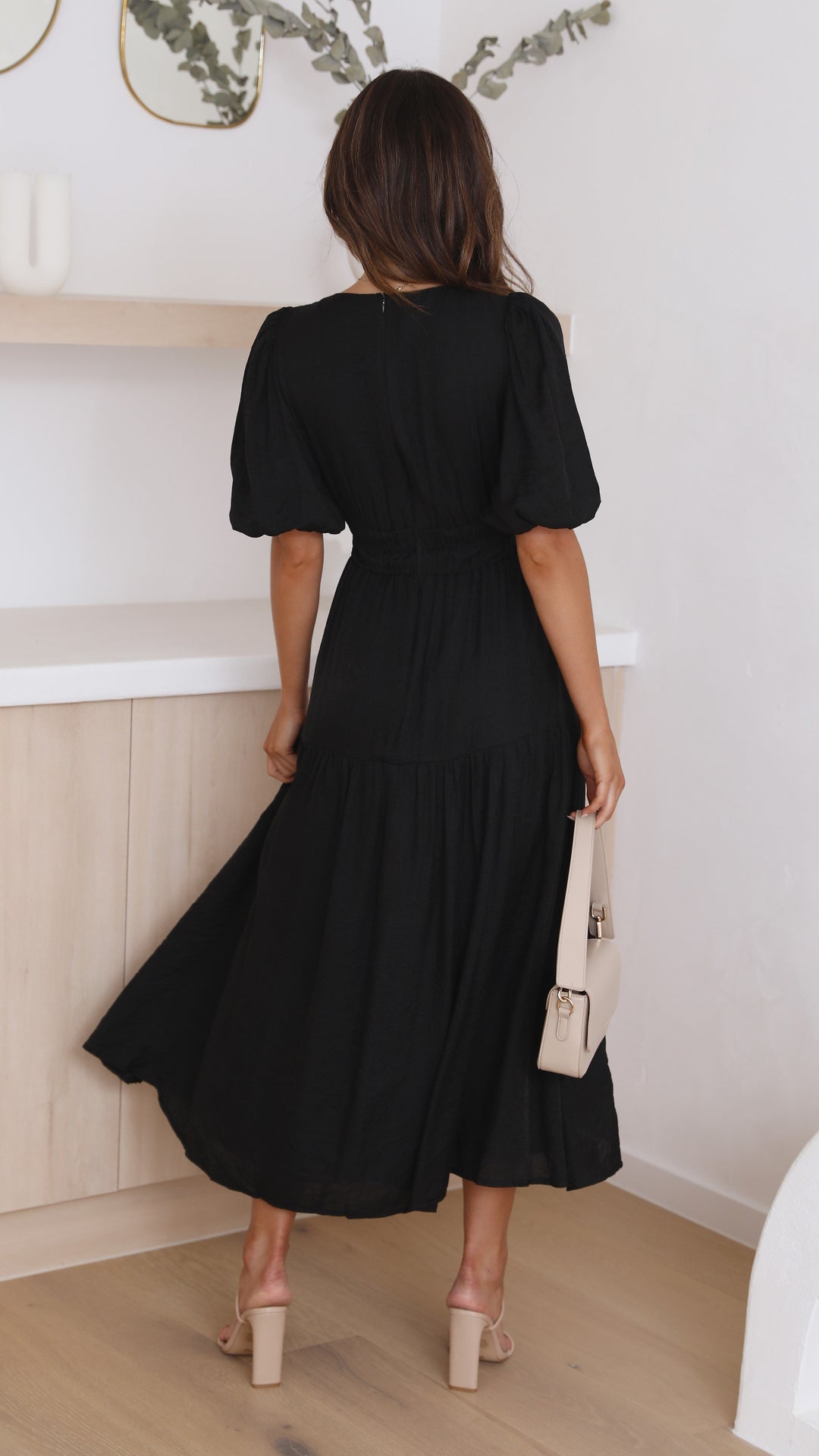 Robe Midi Erin - Preto
