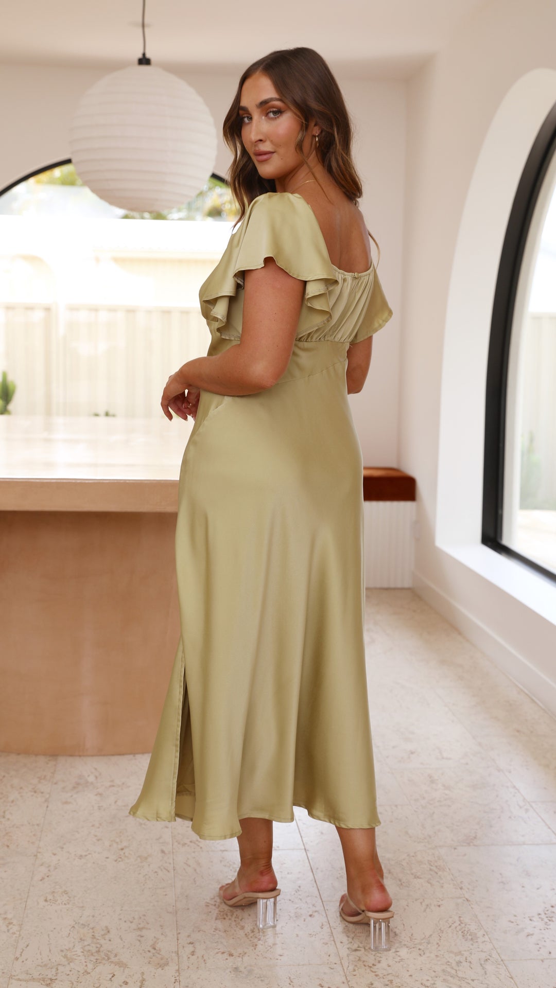 Vestido Midi Louisa - Oliva