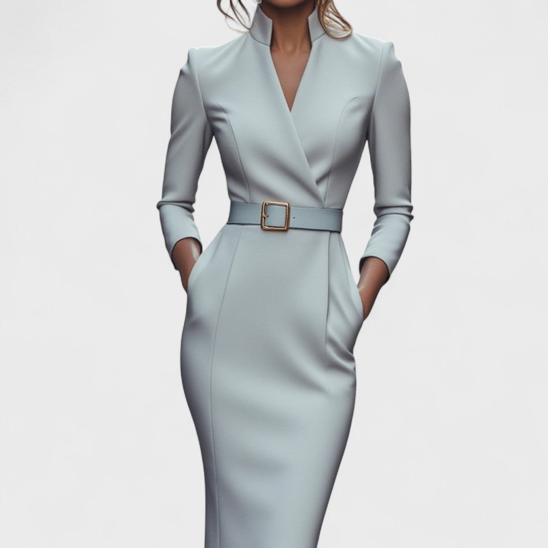 Elisanne - Vestido Executivo Elegante