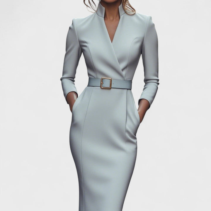 Elisanne - Vestido Executivo Elegante
