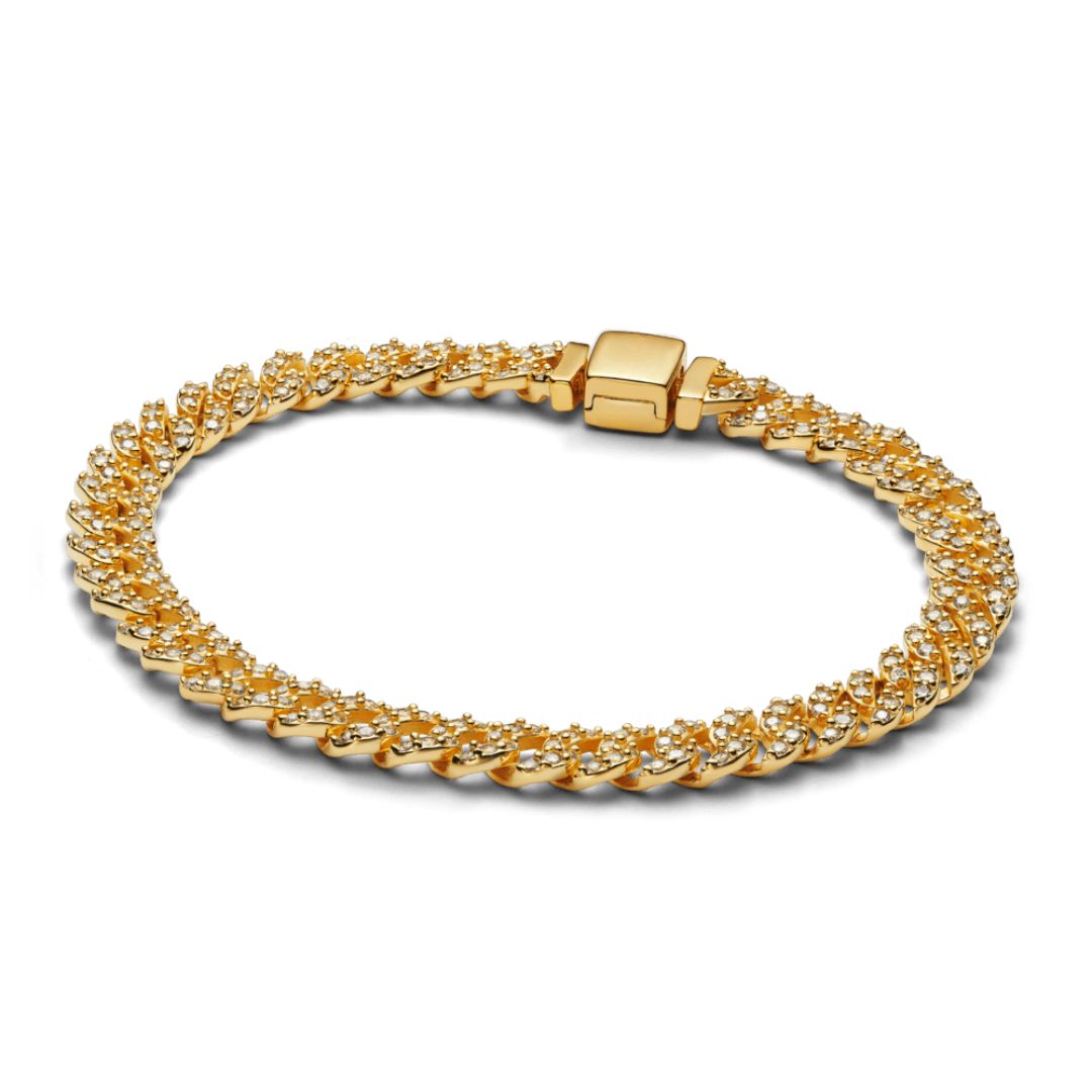 Pulseira de Moissanita Cubana