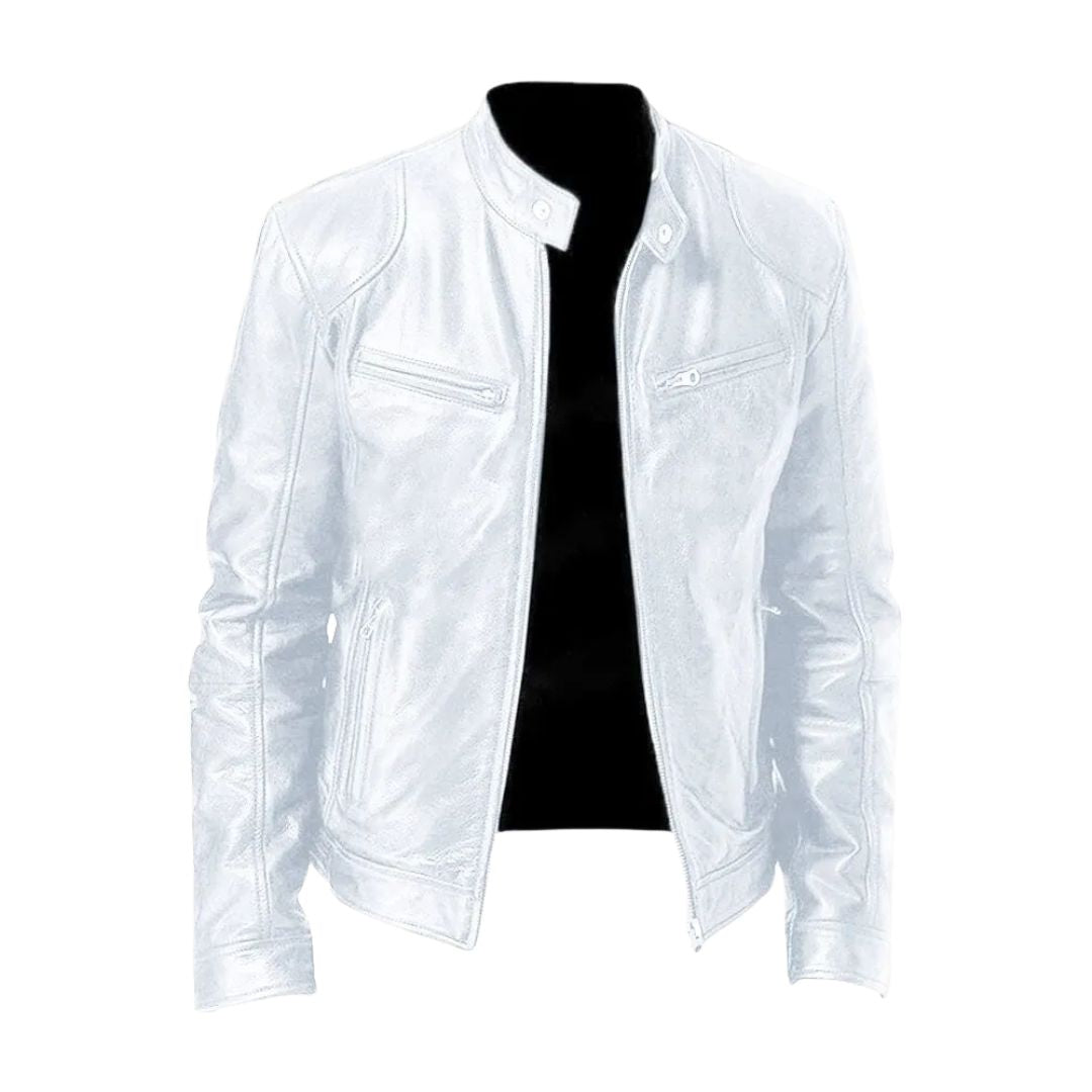 Laluna® | Jaqueta de Couro Casual
