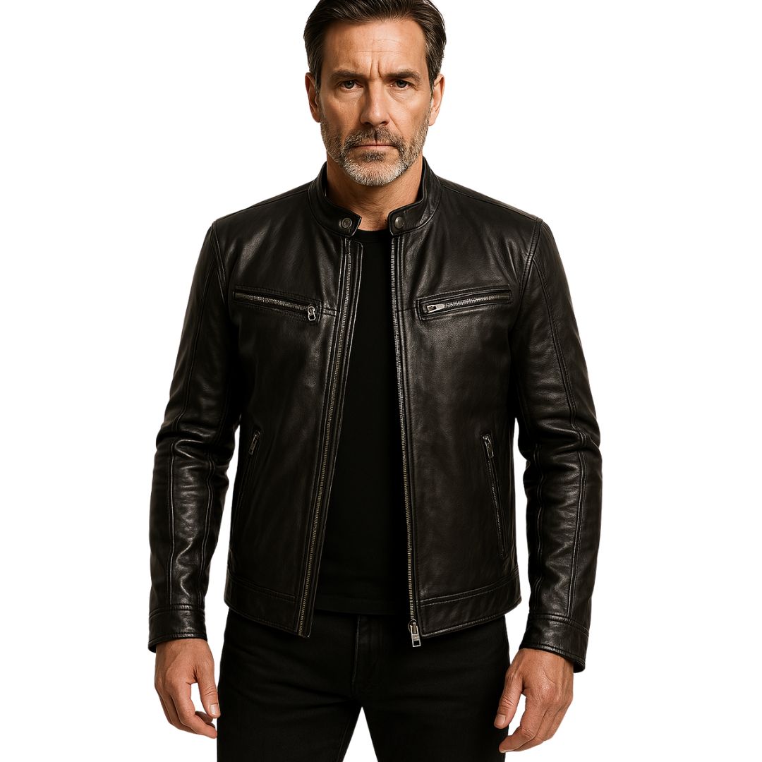 Laluna® | Jaqueta de Couro Casual