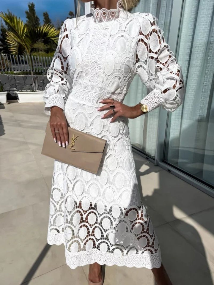 Georgia™ - Vestido de renda francesa elegante