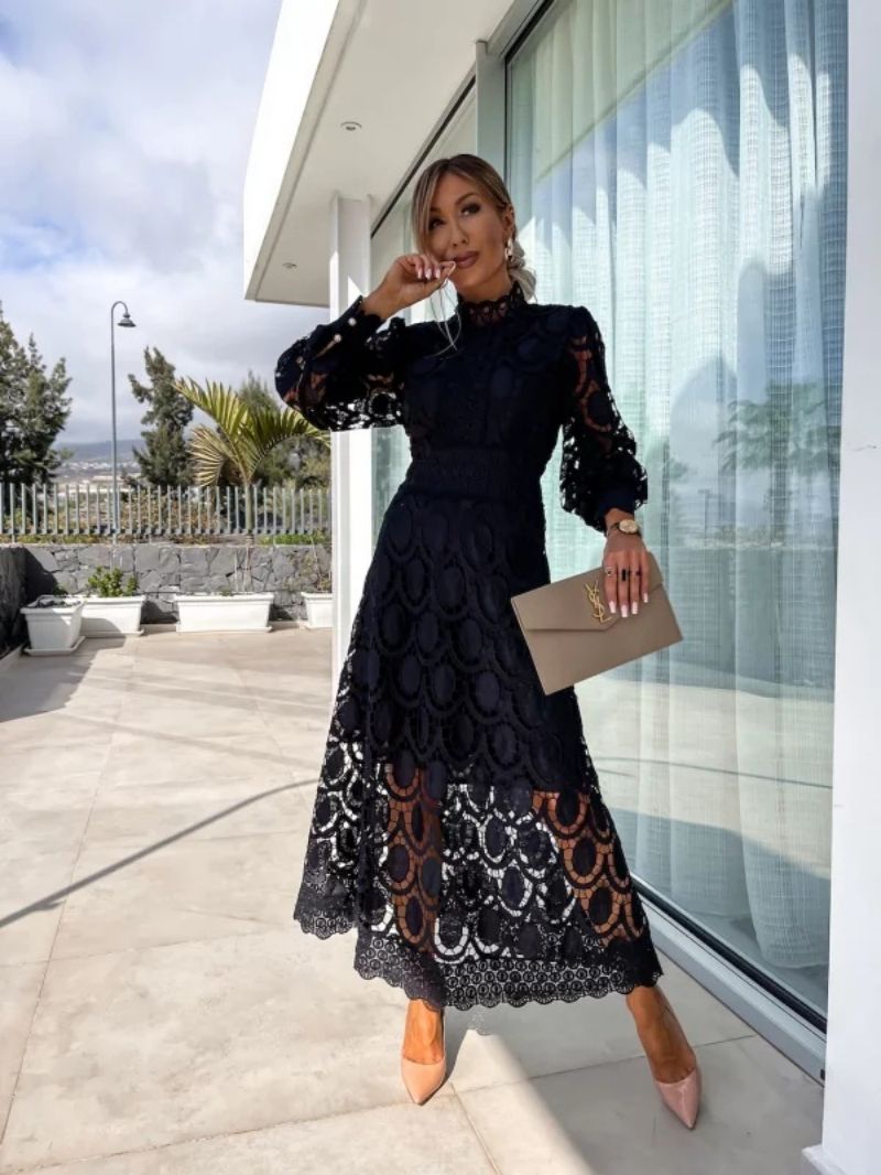 Georgia™ - Vestido de renda francesa elegante