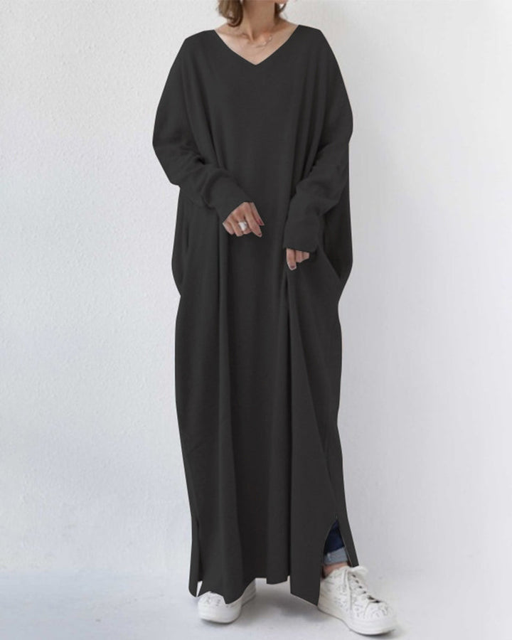 Eudora - Vestido V-Neck Elegante e Casual