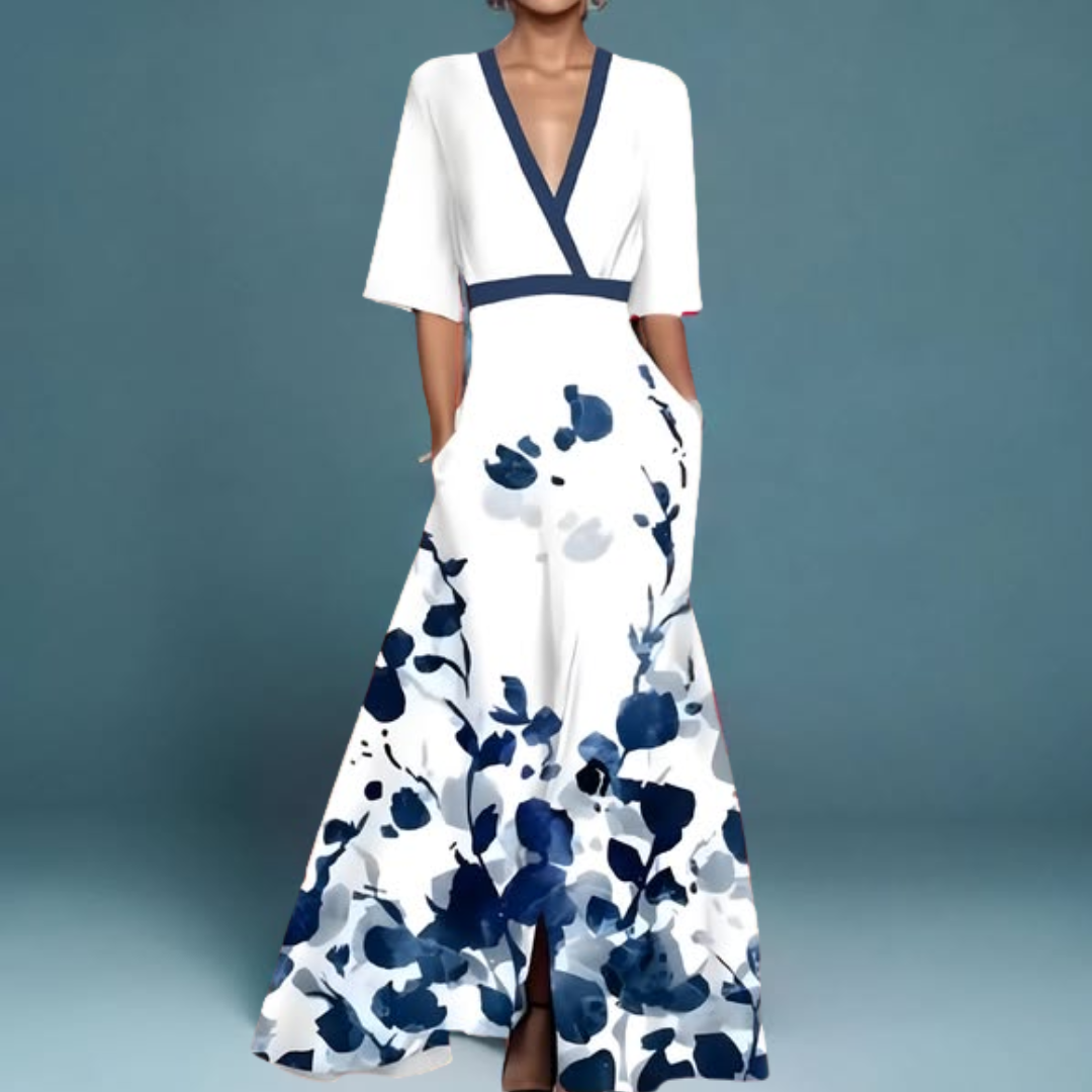 Michelle™ - Vestido Elegante com Flores
