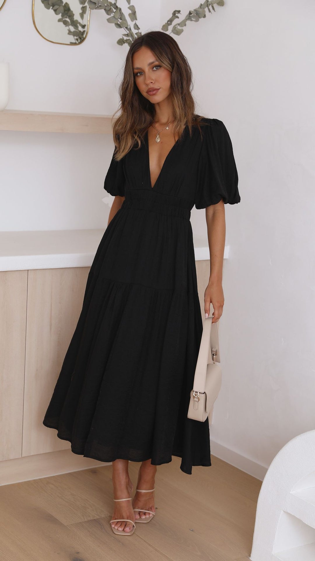 Robe Midi Erin - Preto