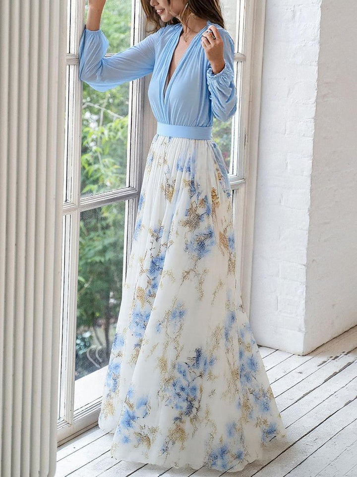 Penelope™ | Vestido Maxi Belle com Estampa Floral