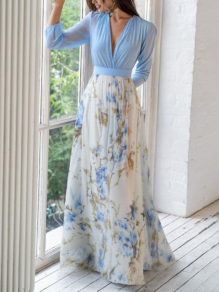 Penelope™ | Vestido Maxi Belle com Estampa Floral