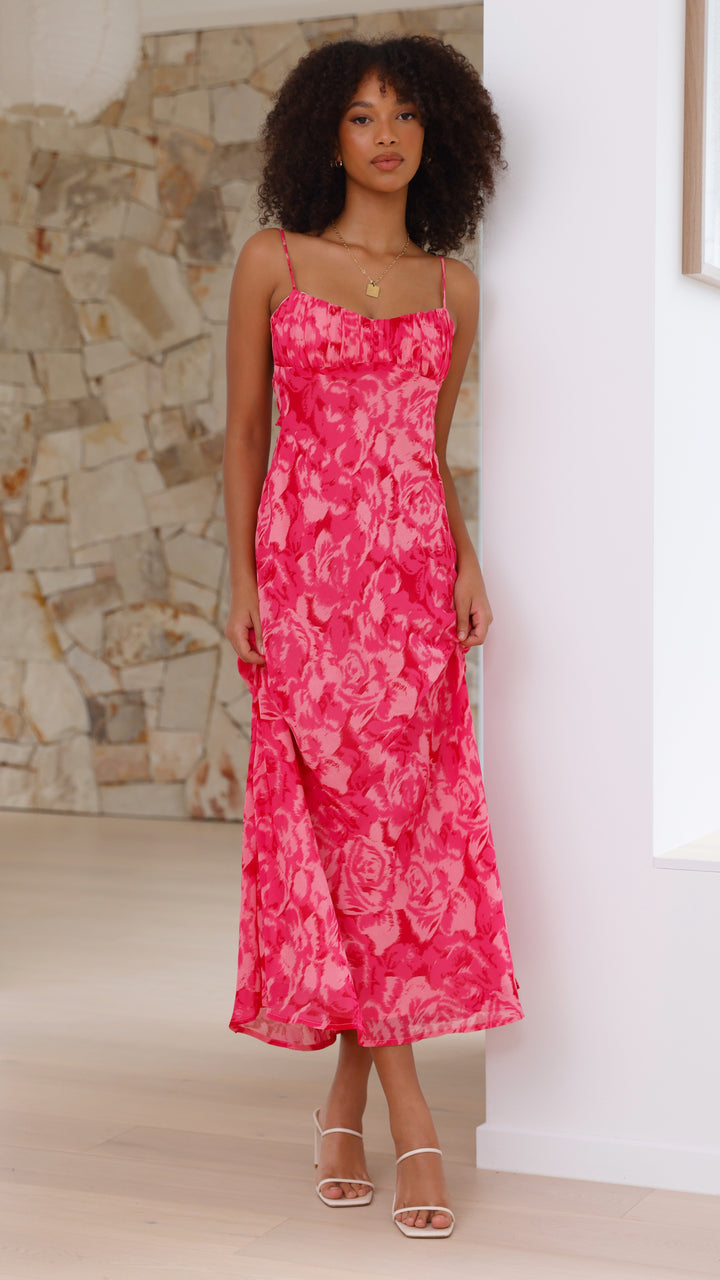 Vestido Midi Margie - Fleurie Rose