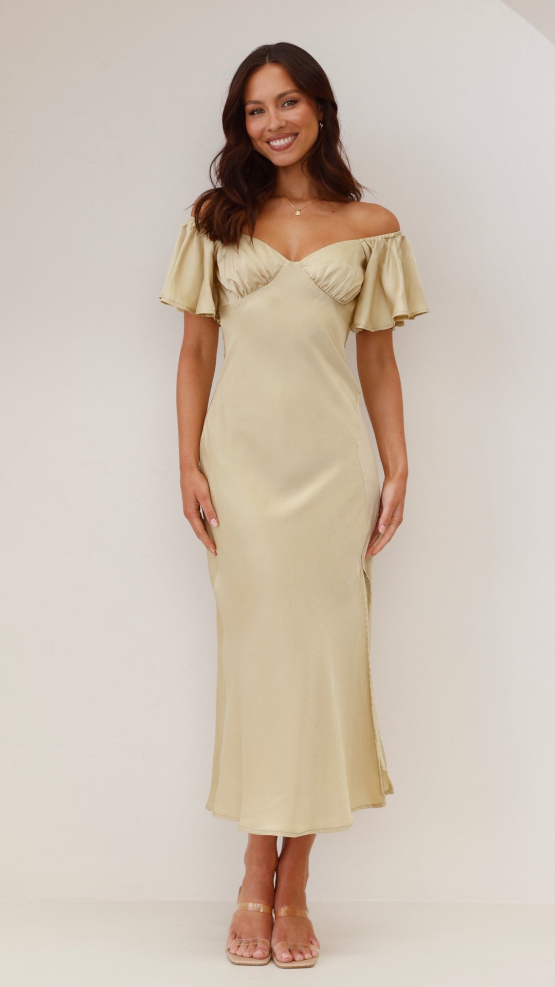 Vestido Midi Louisa - Oliva