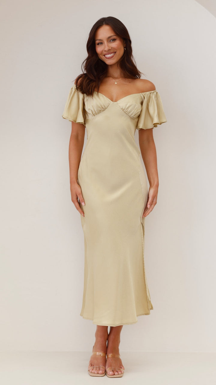 Vestido Midi Louisa - Oliva