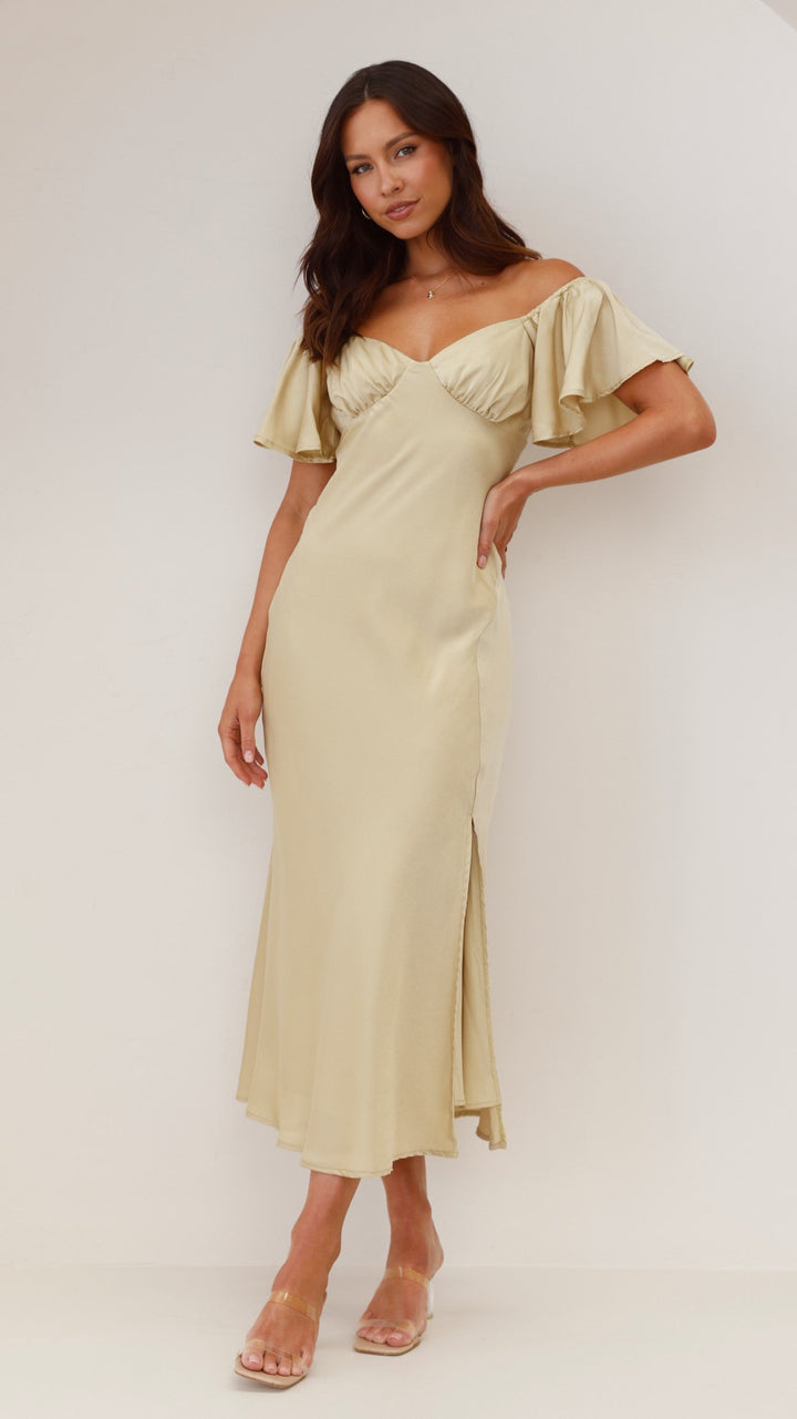 Vestido Midi Louisa - Oliva
