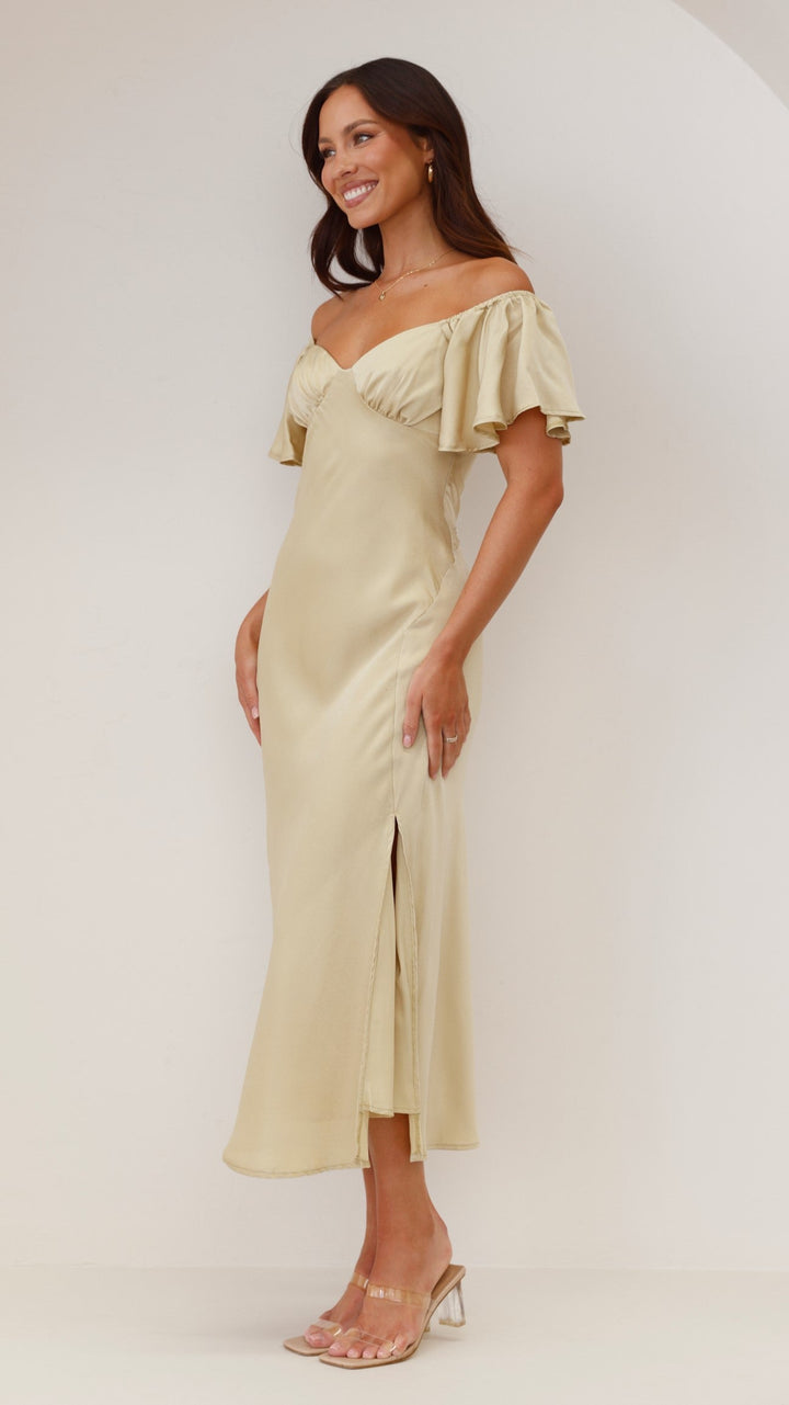 Vestido Midi Louisa - Oliva