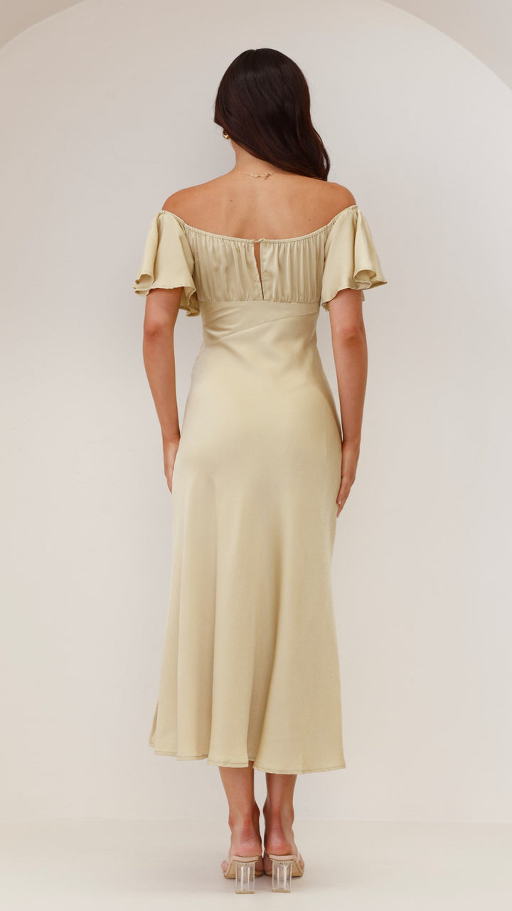Vestido Midi Louisa - Oliva