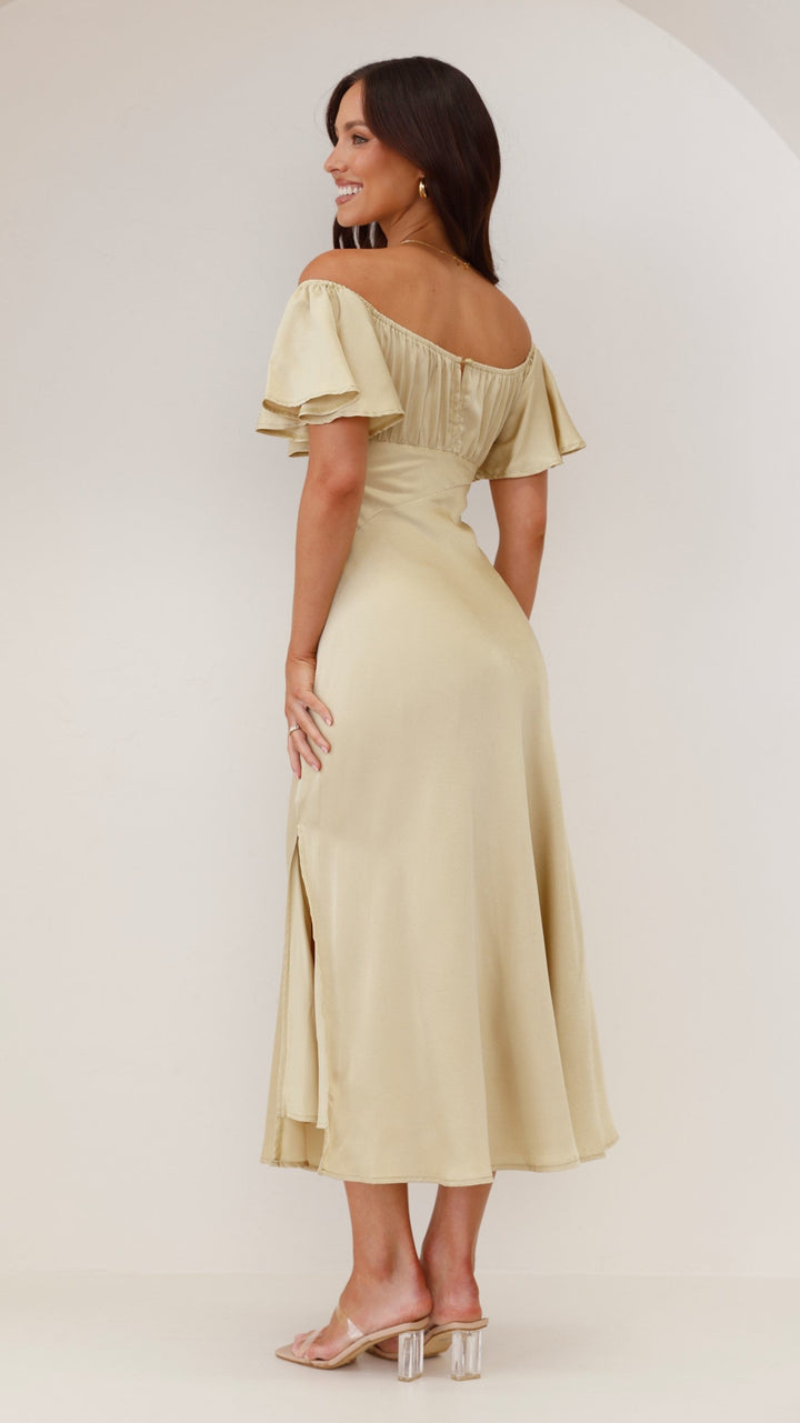 Vestido Midi Louisa - Oliva