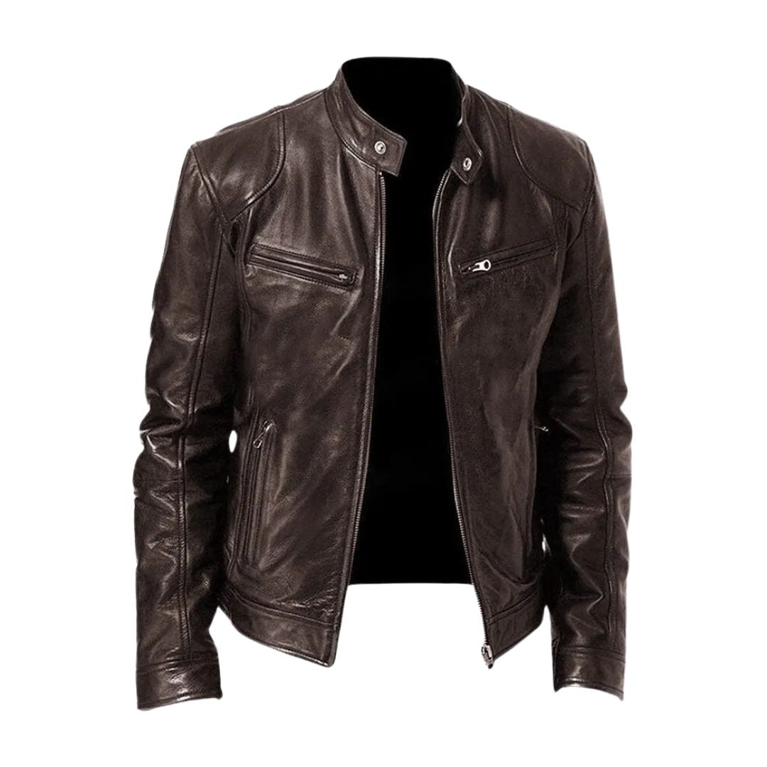 Laluna® | Jaqueta de Couro Casual