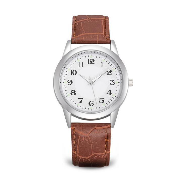 Relógio Minimalista Elegante em Aço Inoxidável