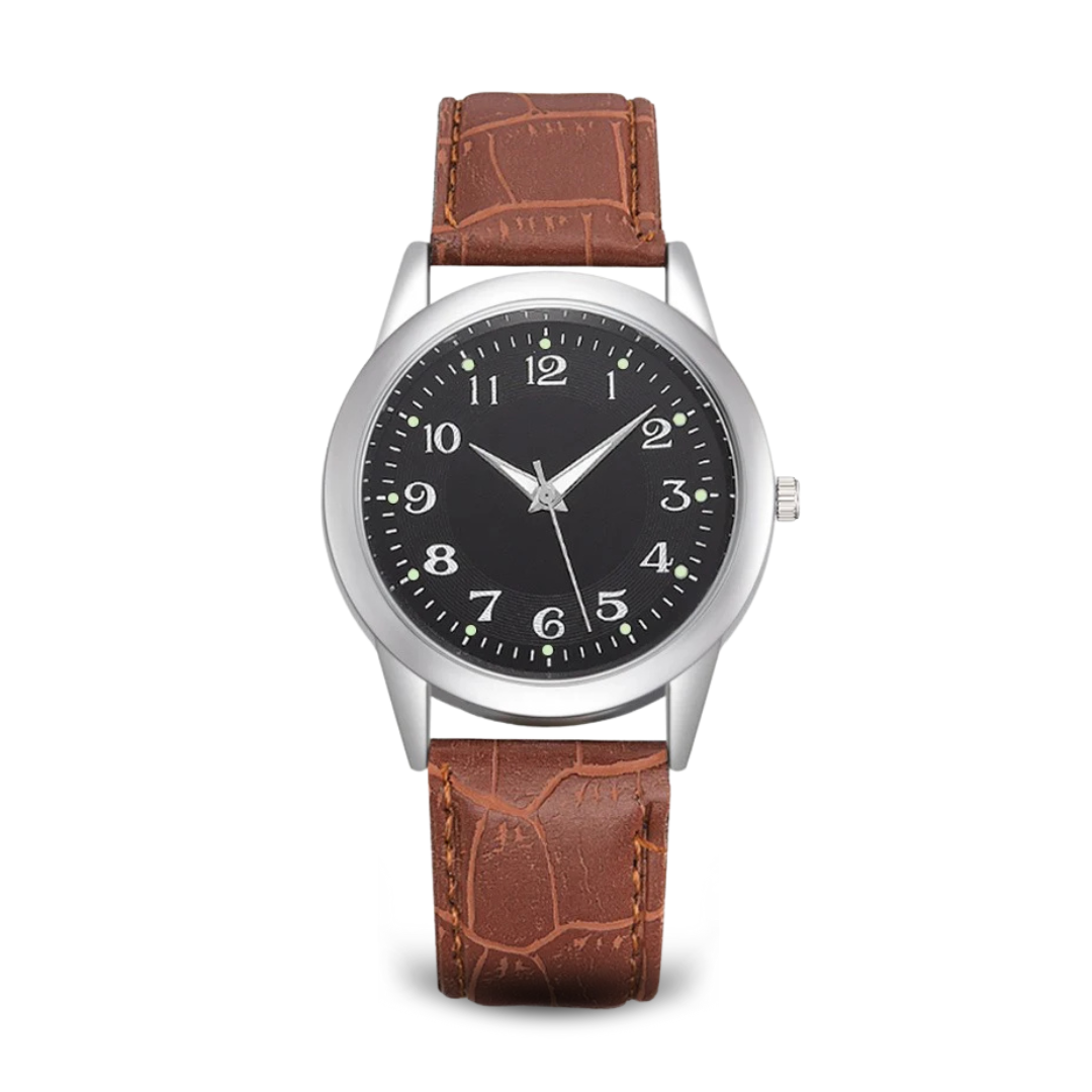 Relógio Minimalista Elegante em Aço Inoxidável