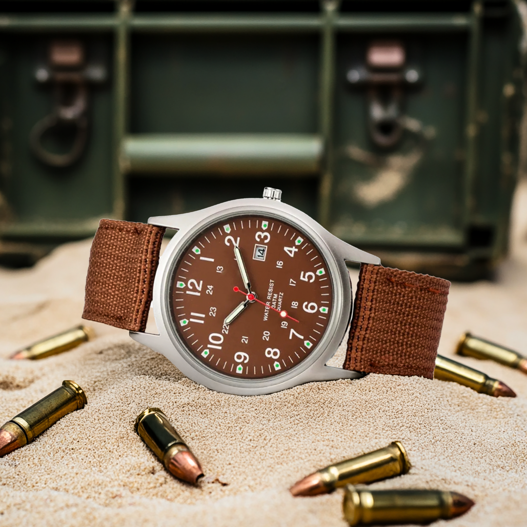 Relógio de Pulso Casual Inspirado em Militar