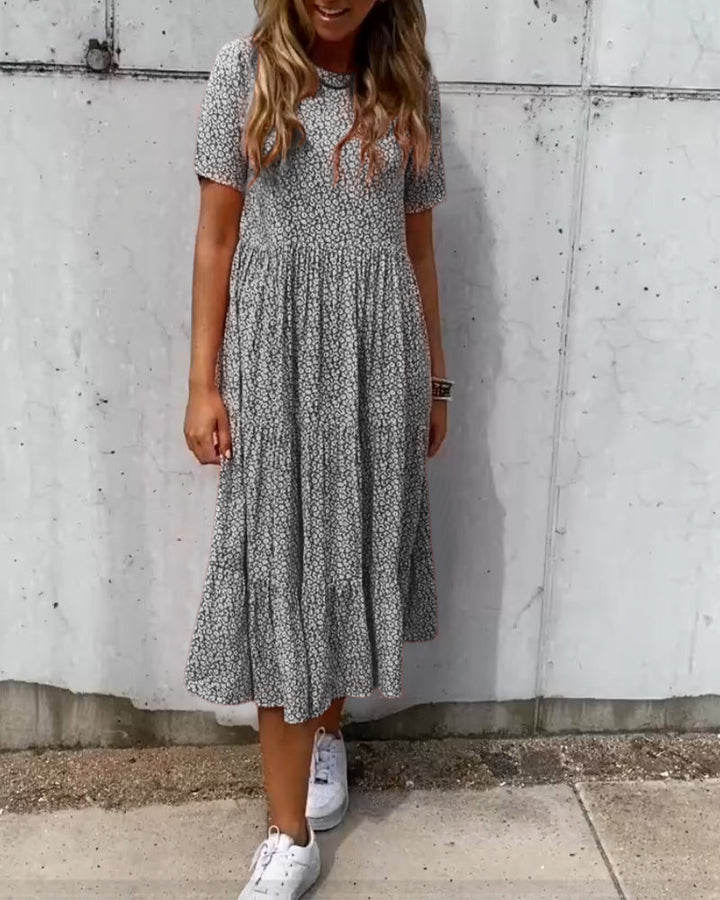 Saela - Vestido Relaxado Bloom