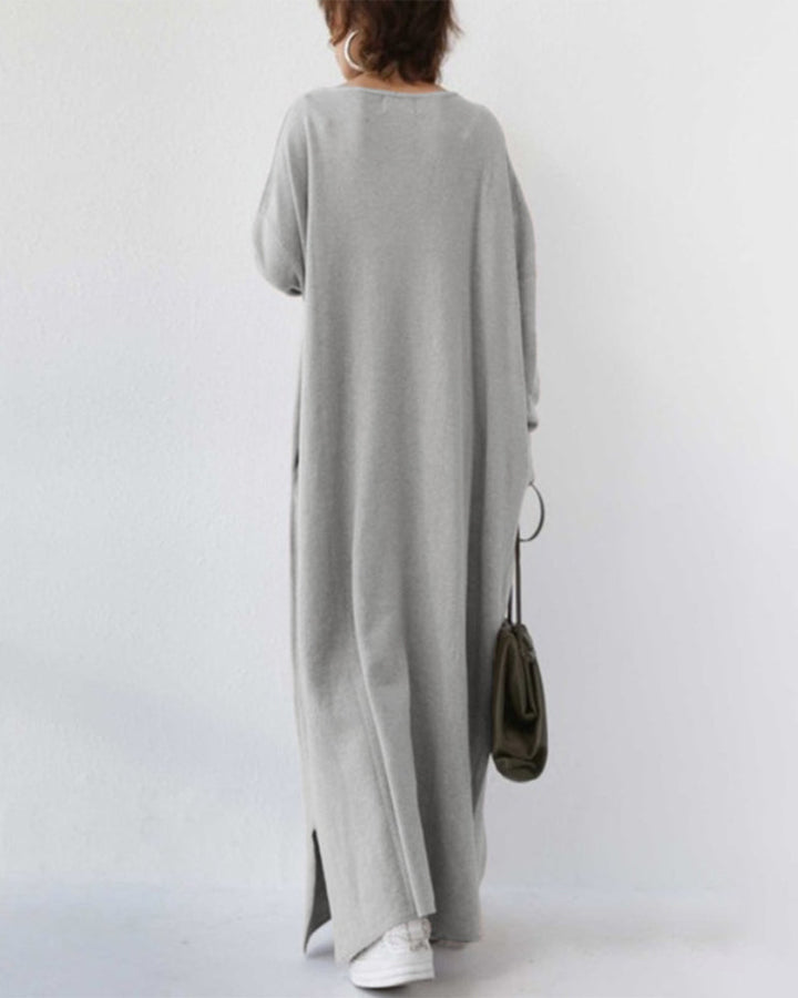Eudora - Vestido V-Neck Elegante e Casual