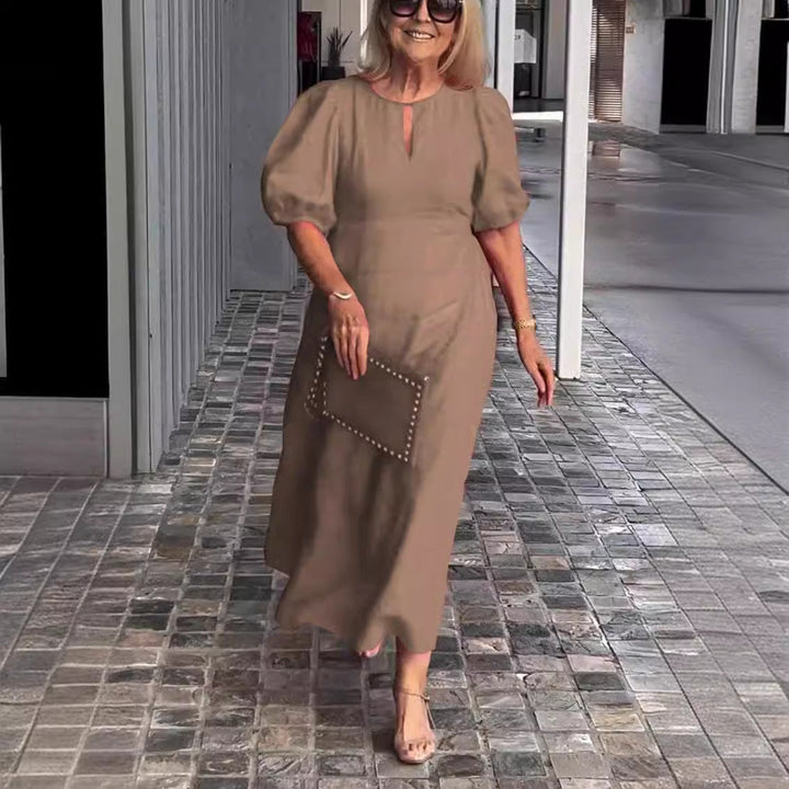 Juliana - Vestido Elegante com Mangas Bufantes