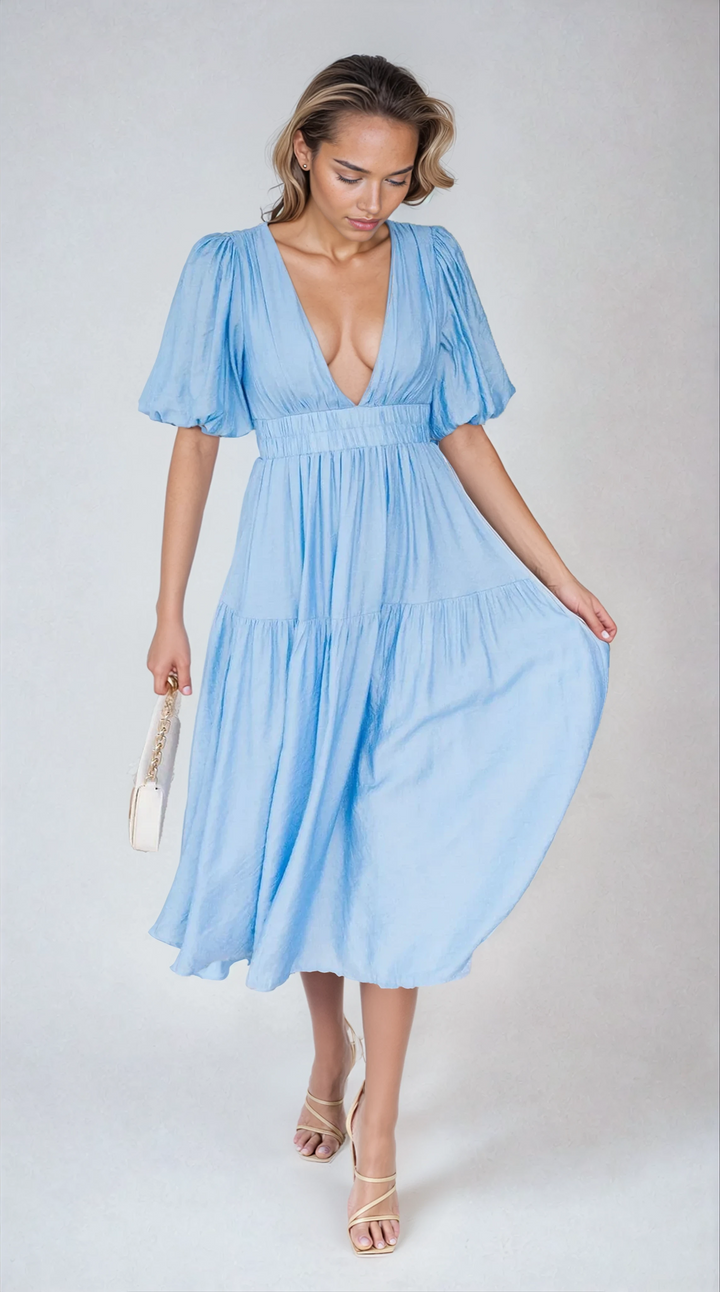 Robe Midi Erin - Azul