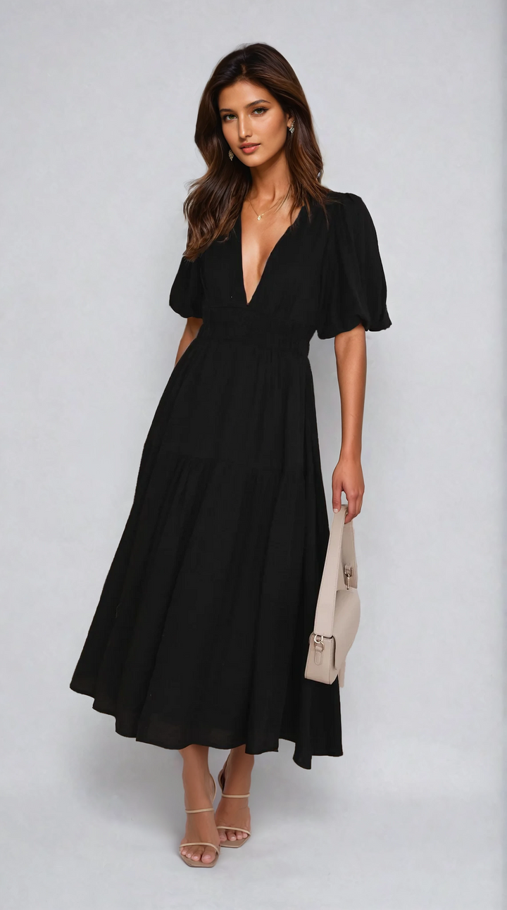 Robe Midi Erin - Preto