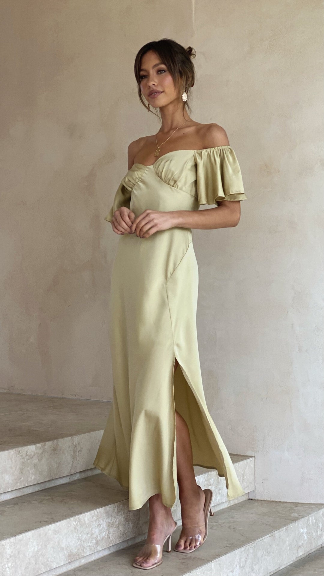 Vestido Midi Louisa - Oliva