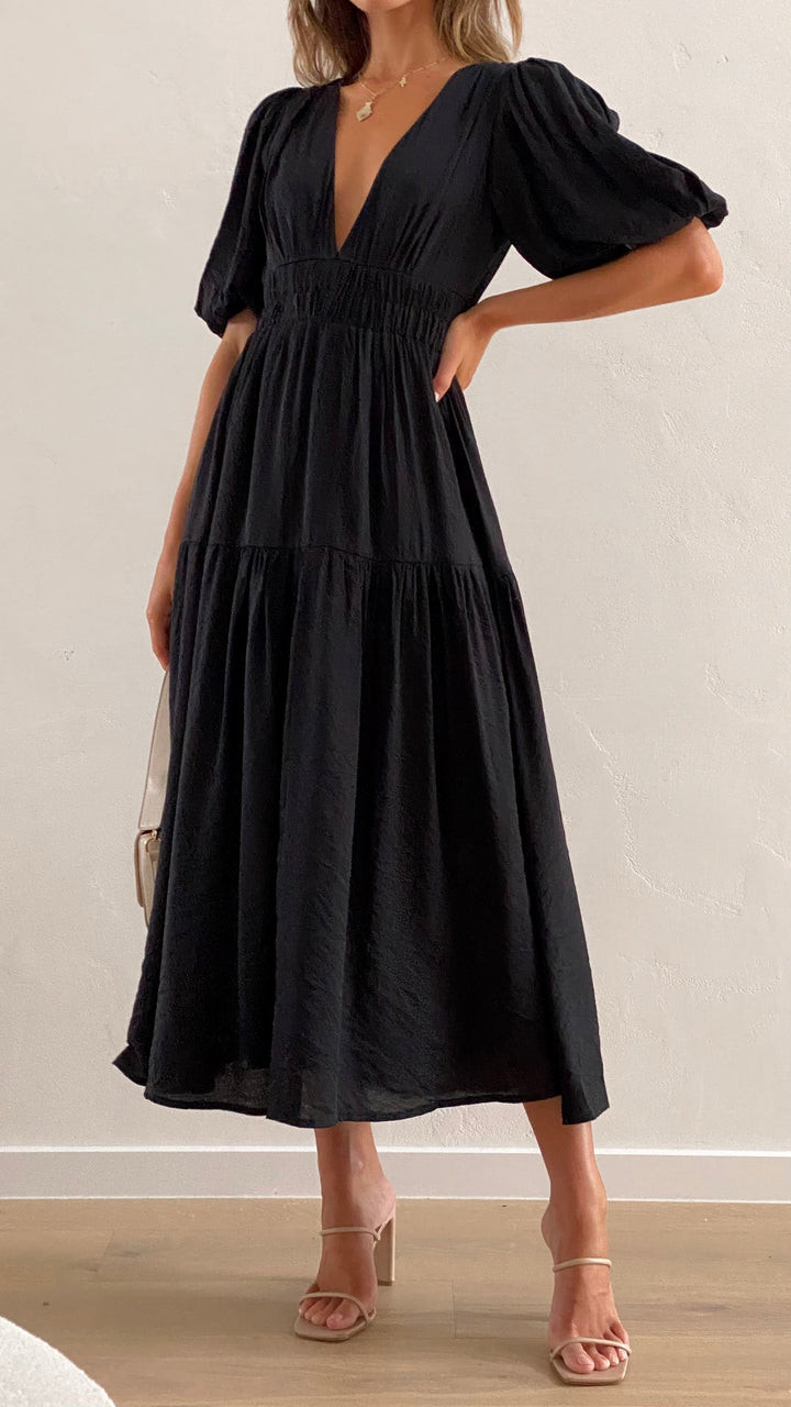 Robe Midi Erin - Preto