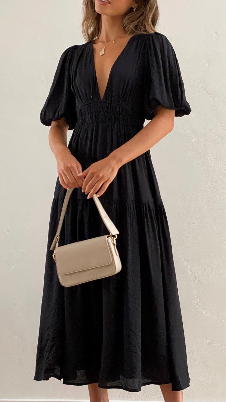 Robe Midi Erin - Preto