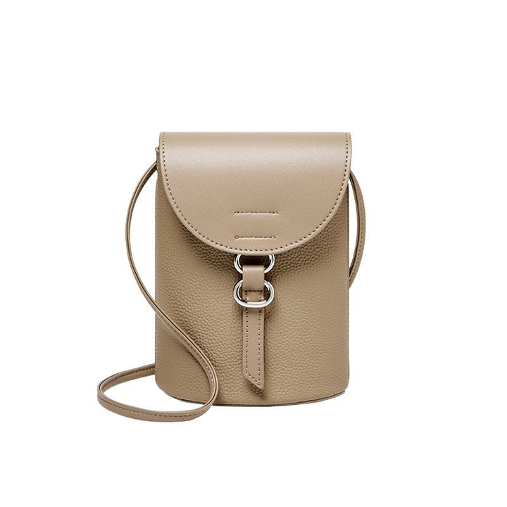 Bolsa de Telefone Mini Transversal em Couro Legítimo