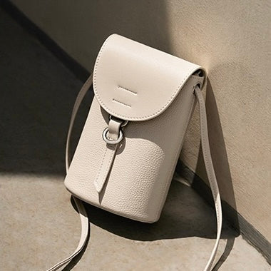 Bolsa de Telefone Mini Transversal em Couro Legítimo