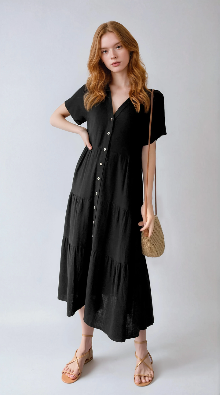 Vestido Midi Kimberly - Preto