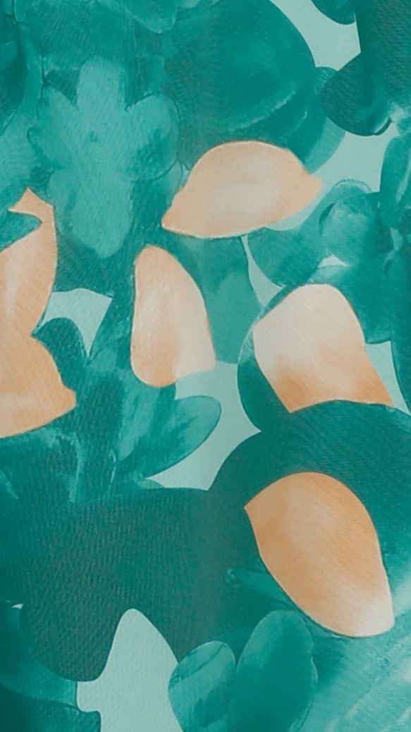 Robe Midi Margie - Estampa Verde