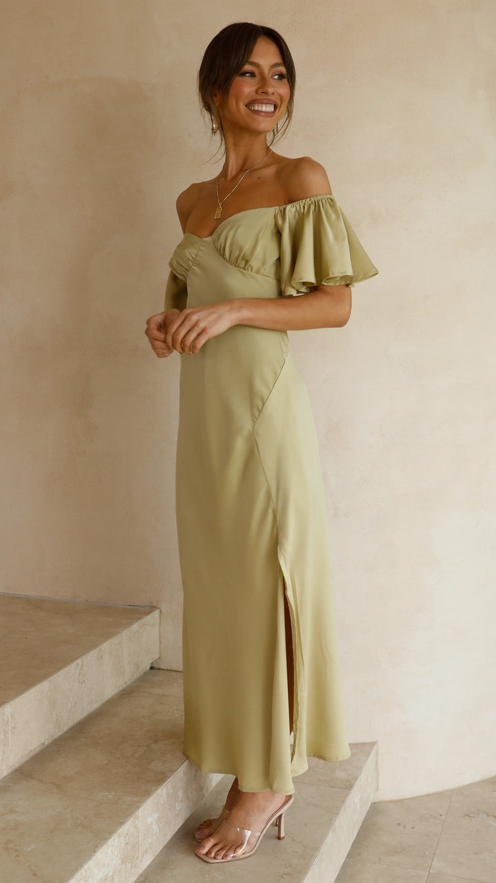 Vestido Midi Louisa - Oliva
