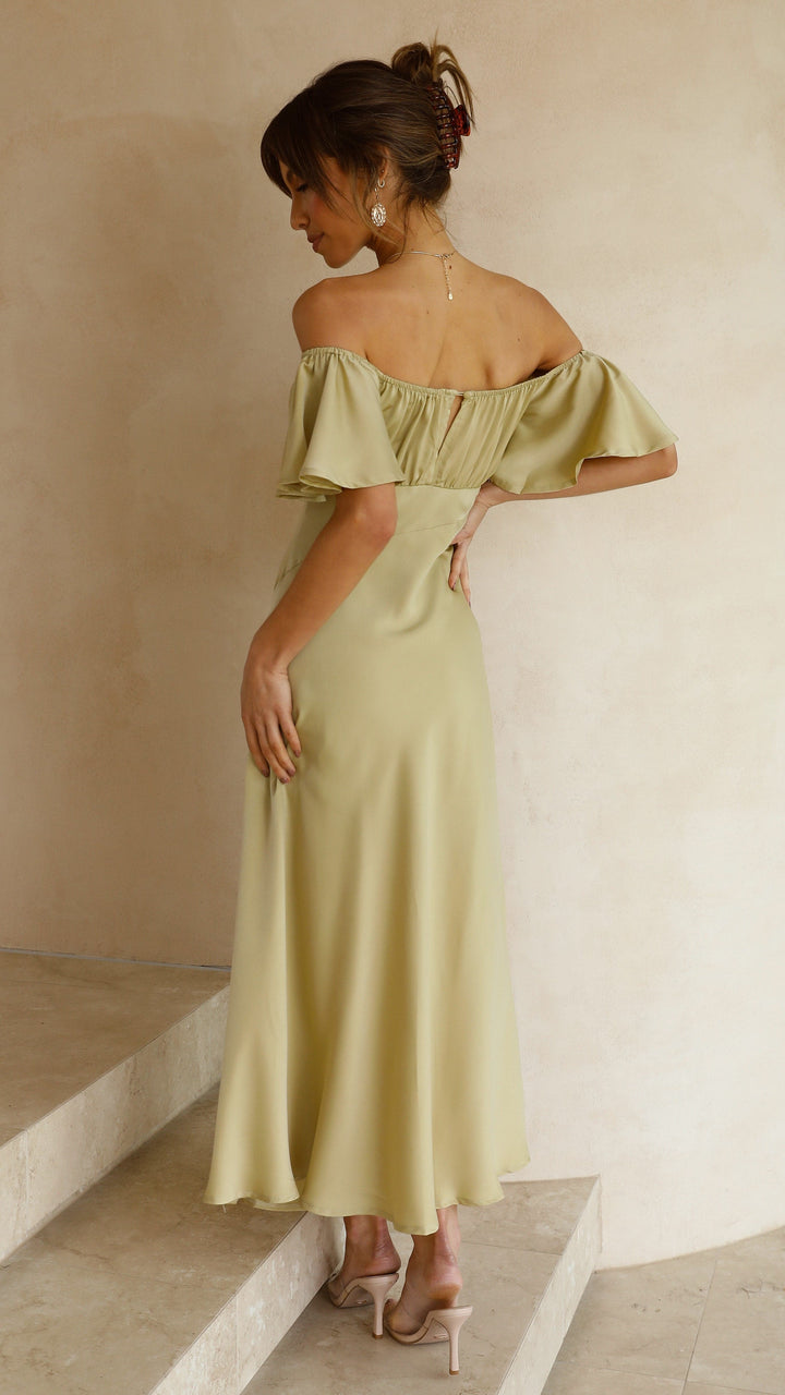Vestido Midi Louisa - Oliva
