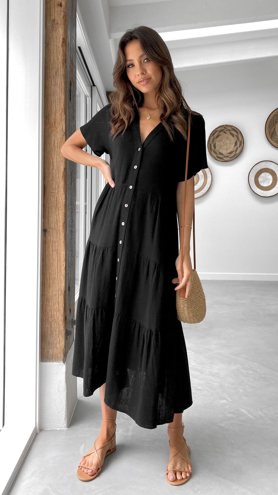 Vestido Midi Kimberly - Preto