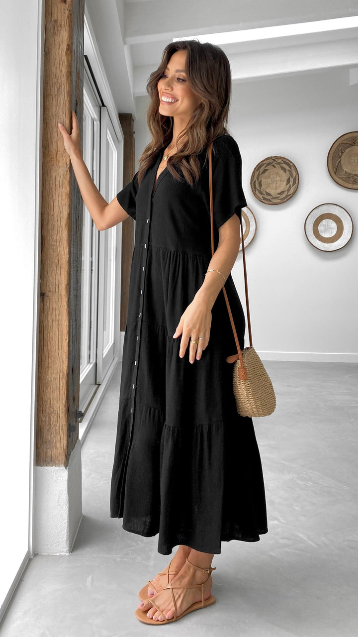 Vestido Midi Kimberly - Preto