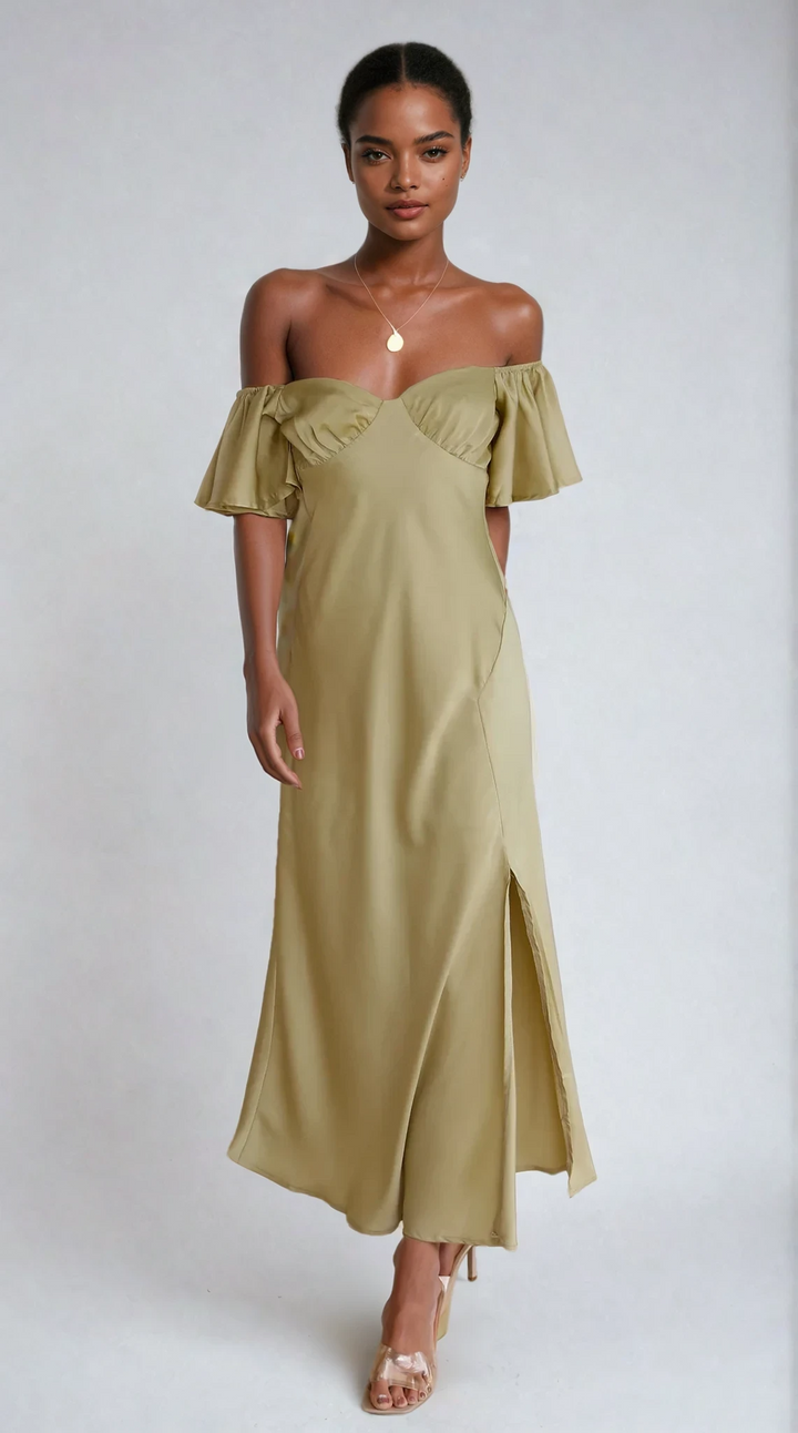 Vestido Midi Louisa - Oliva