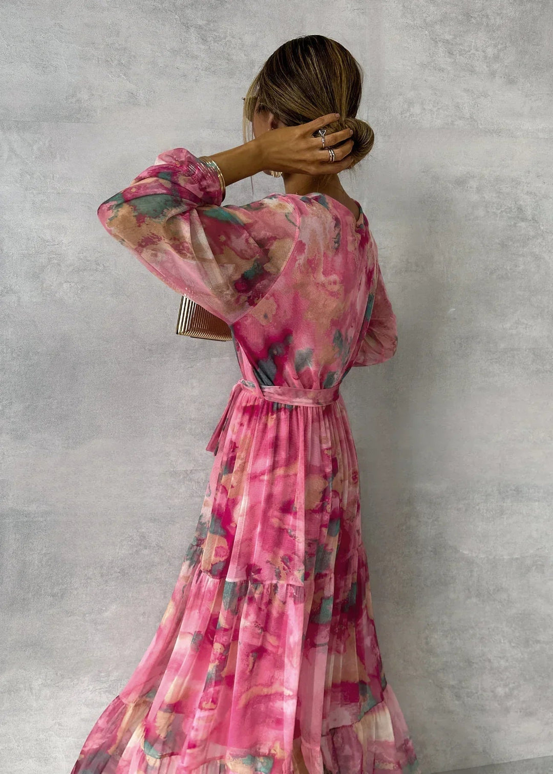 Hazel™ | Vestido envelope com estampa floral