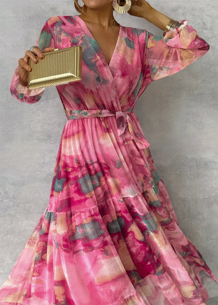 Hazel™ | Vestido envelope com estampa floral