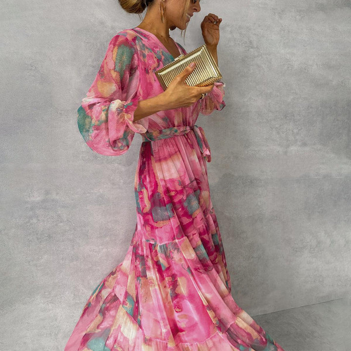 Hazel™ | Vestido envelope com estampa floral