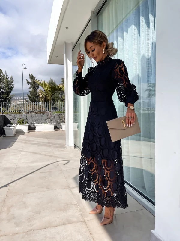 Georgia™ - Vestido de renda francesa elegante