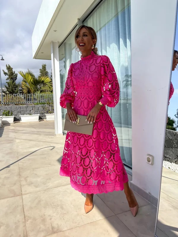 Georgia™ - Vestido de renda francesa elegante